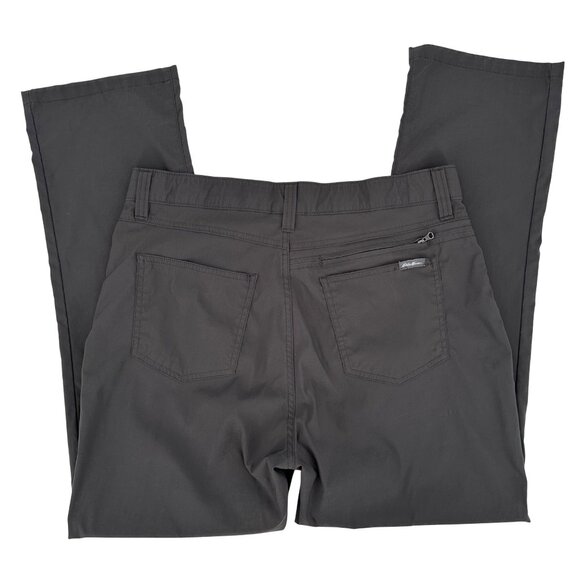 Eddie Bauer Mens Dark Gray Active Nylon/Spandex Pants Pockets Size 36 - Picture 2 of 11